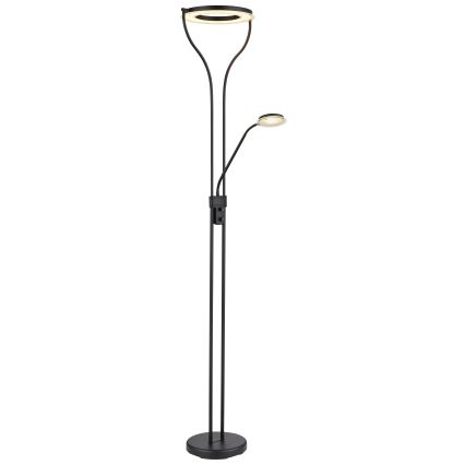 Globo - LED stoječa svetilka z zatemnjevanjem LED/20W/230V + LED/4W 3000K črna