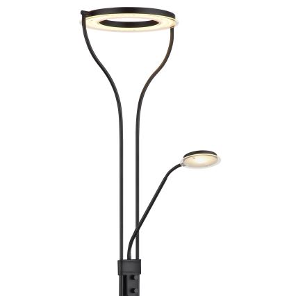 Globo - LED stoječa svetilka z zatemnjevanjem LED/20W/230V + LED/4W 3000K črna