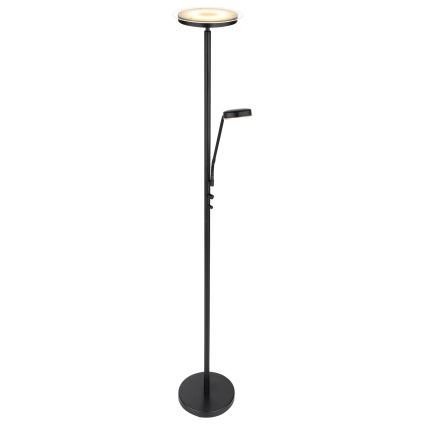 Globo - Zatemnjiva LED stoječa svetilka LED/18,5W/230V + LED/4,5W 3000K črna