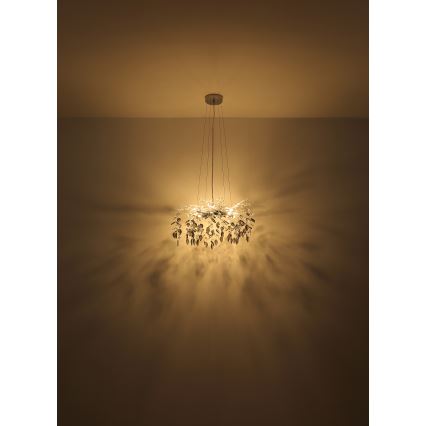 Globo - Lestenec na vrvici 8xG9/8W/230V pr. 61 cm sijajni krom