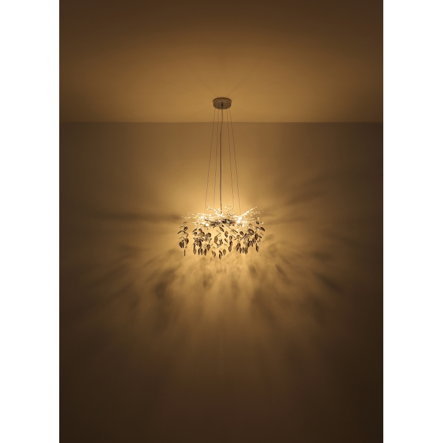 Globo - Lestenec na vrvici 8xG9/8W/230V pr. 61 cm sijajni krom