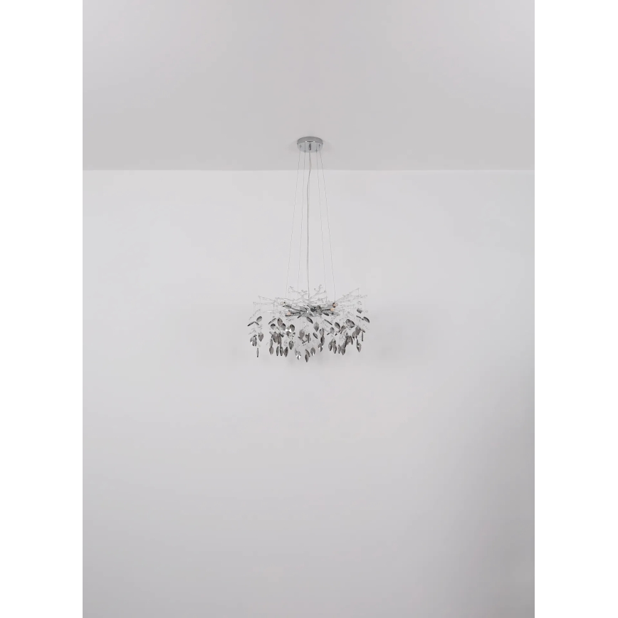 Globo - Lestenec na vrvici 8xG9/8W/230V pr. 61 cm sijajni krom