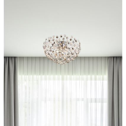 Globo - LED Stropna svetilka 6xG9/3,5W/230V pr. 60 cm sijajni krom