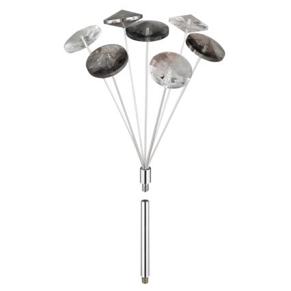 Globo - LED Stropna svetilka 4xG9/3,5W/230V pr. 45 cm sijajni krom