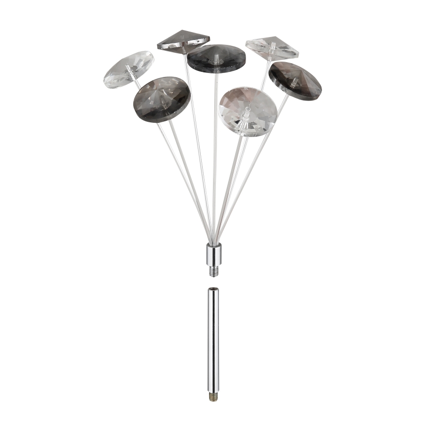 Globo - LED Stropna svetilka 4xG9/3,5W/230V pr. 45 cm sijajni krom