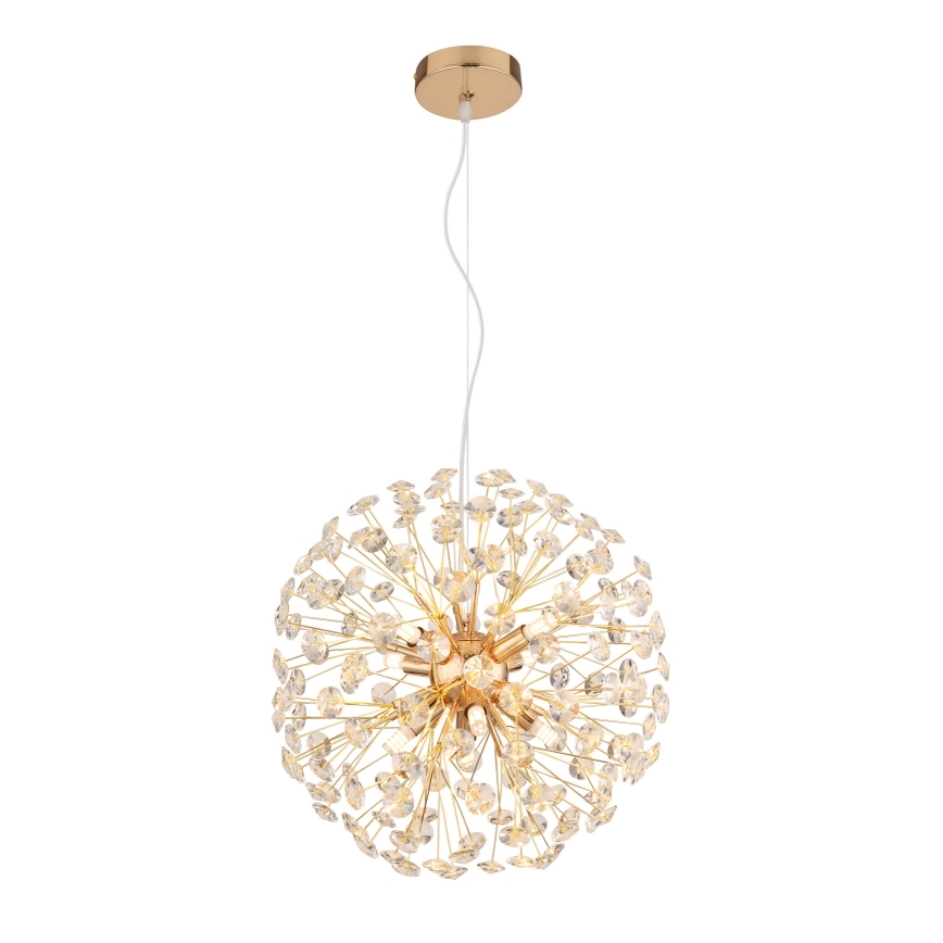 Globo - LED lestenec s kablom 8xG9/3,5W/230V v zlati barvi