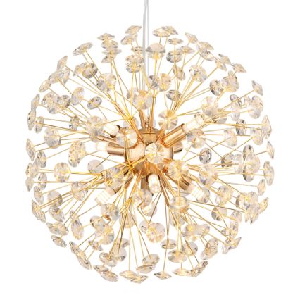 Globo - LED lestenec s kablom 8xG9/3,5W/230V v zlati barvi