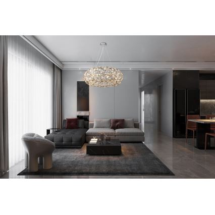 Globo - LED kristalni lestenec na kablu 20xG9/3,5W/230V