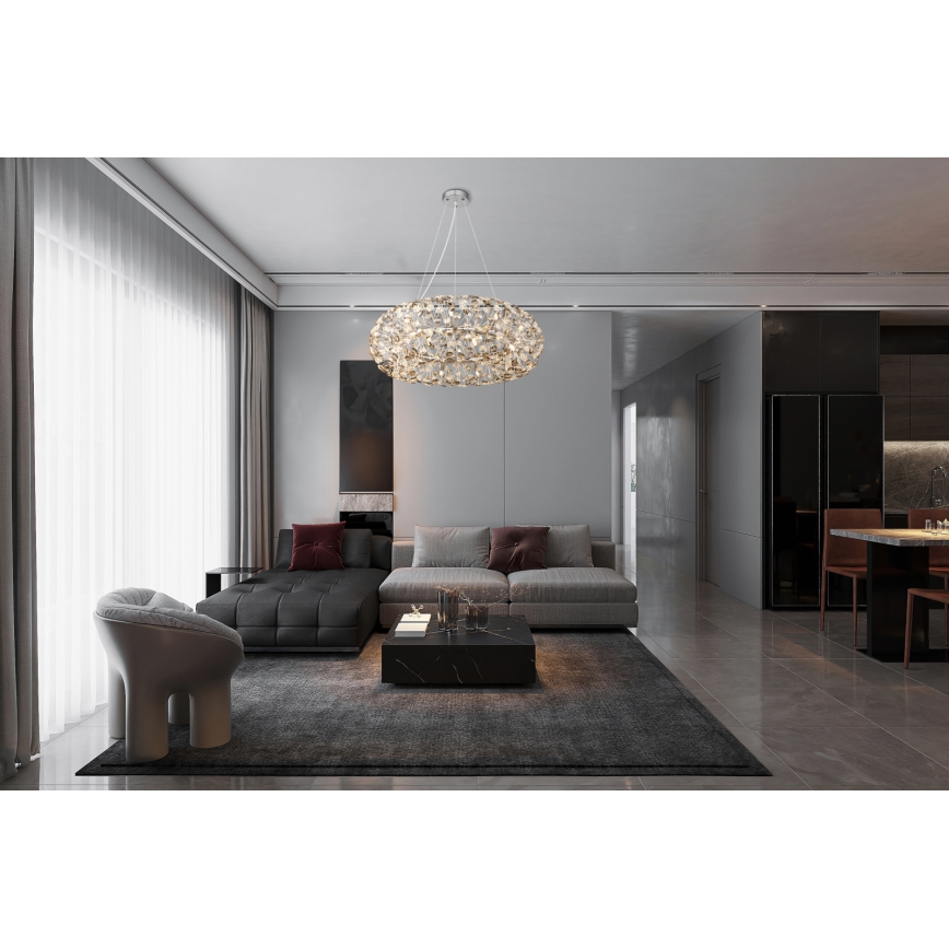 Globo - LED kristalni lestenec na kablu 20xG9/3,5W/230V
