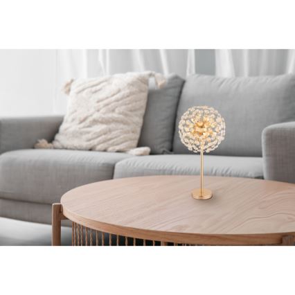 Globo - LED Namizna svetilka 8xG9/3,5W/230V zlata