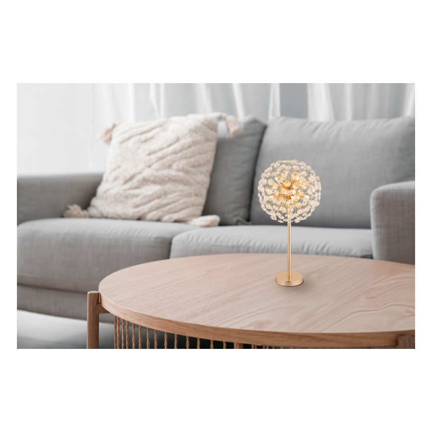 Globo - LED Namizna svetilka 8xG9/3,5W/230V zlata