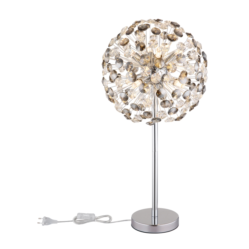 Globo - LED Namizna svetilka 8xG9/3,5W/230V sijajni krom