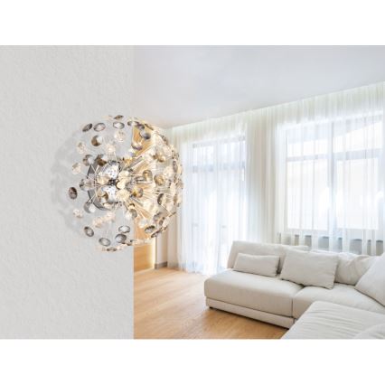 Globo - LED Stenska svetilka 6xG9/3,5W/230V sijajni krom