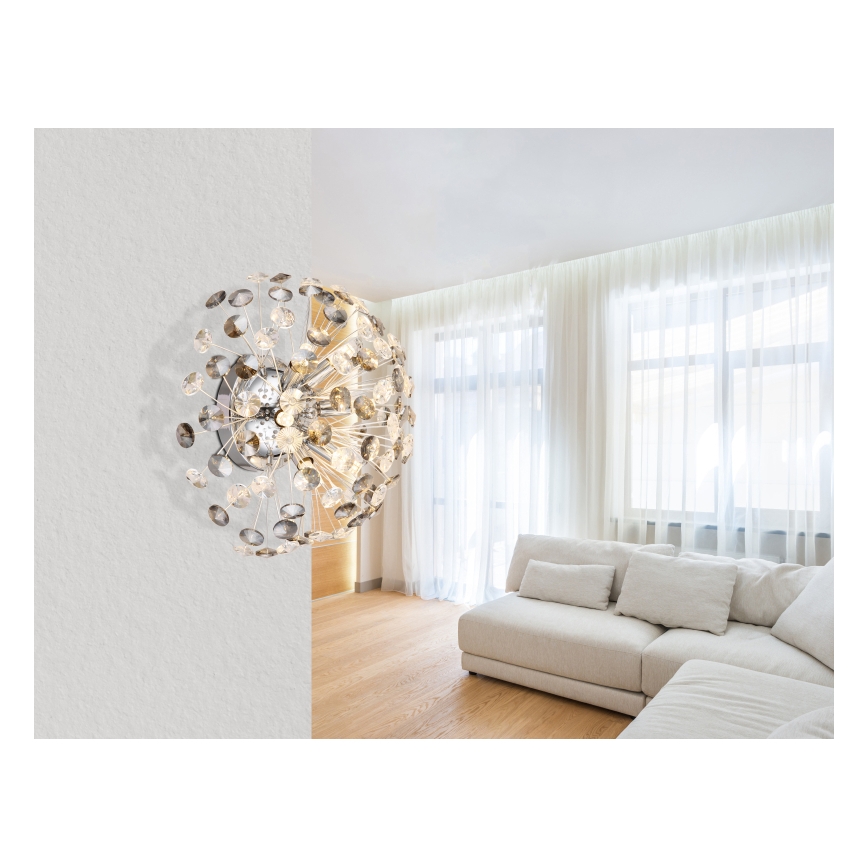 Globo - LED Stenska svetilka 6xG9/3,5W/230V sijajni krom