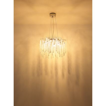 Globo - LED viseči lestenec na jekleni vrvici 6xG9/8W/230V