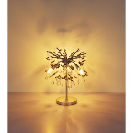 Globo - Namizna svetilka 3xE14/40W/230V srebrna