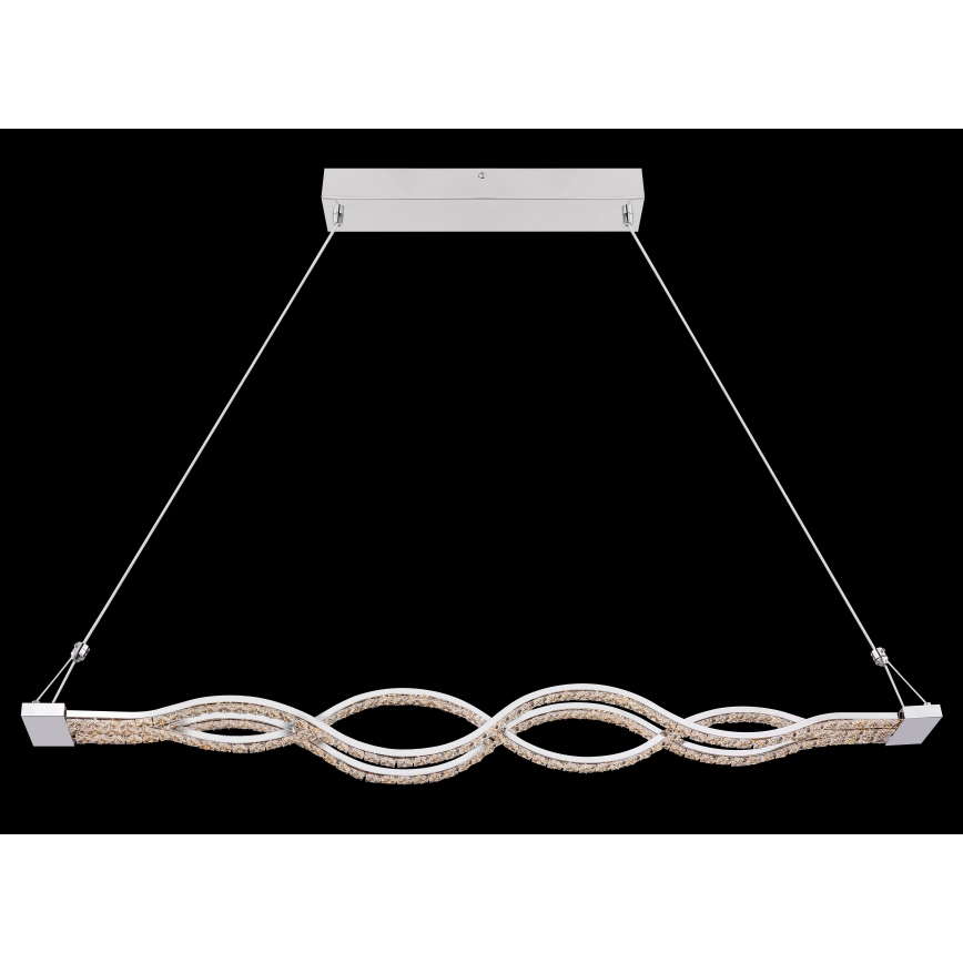 Globo - zatemljiv LED viseči lestenec na kablu LED/30W/230V + daljinski upravljalnik