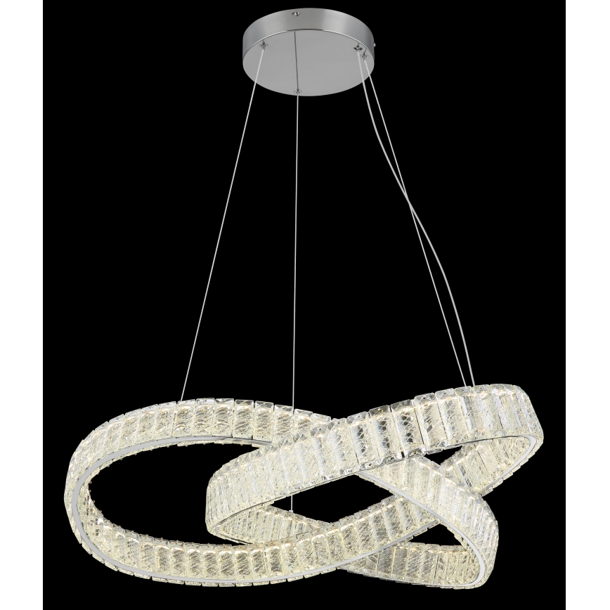 Globo - LED zatemnitvena viseča svetilka na vrvici LED/110W/230V 2700-6000K premer 78 cm + daljinski upravljalnik