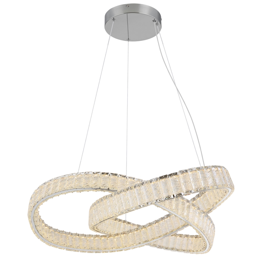 Globo - LED zatemnitvena viseča svetilka na vrvici LED/110W/230V 2700-6000K premer 78 cm + daljinski upravljalnik