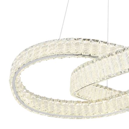 Globo - LED zatemnitvena viseča svetilka na vrvici LED/110W/230V 2700-6000K premer 78 cm + daljinski upravljalnik