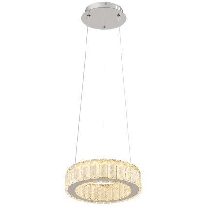 Globo - LED zatemnitvena viseča svetilka na vrvici LED/30W/230V 2700-6000K premer 30 cm + daljinski upravljalnik