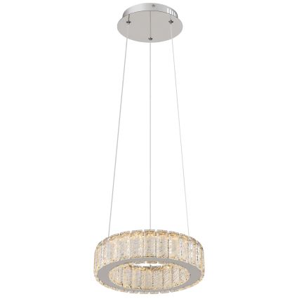 Globo - LED zatemnitvena viseča svetilka na vrvici LED/30W/230V 2700-6000K premer 30 cm + daljinski upravljalnik
