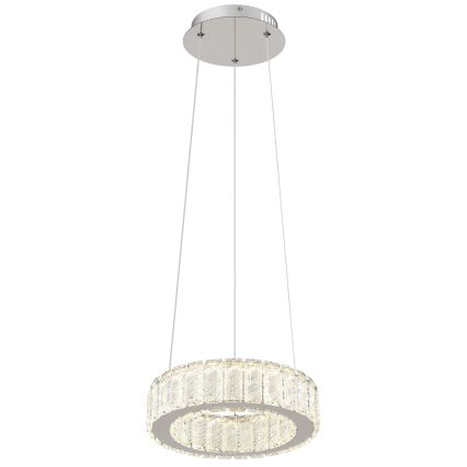 Globo - LED zatemnitvena viseča svetilka na vrvici LED/30W/230V 2700-6000K premer 30 cm + daljinski upravljalnik