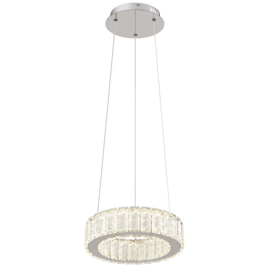 Globo - LED zatemnitvena viseča svetilka na vrvici LED/30W/230V 2700-6000K premer 30 cm + daljinski upravljalnik