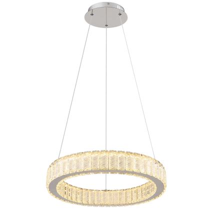 Globo - LED zatemnitvena viseča svetilka na vrvici LED/50W/230V 2700-6000K premera 50 cm + daljinski upravljalnik