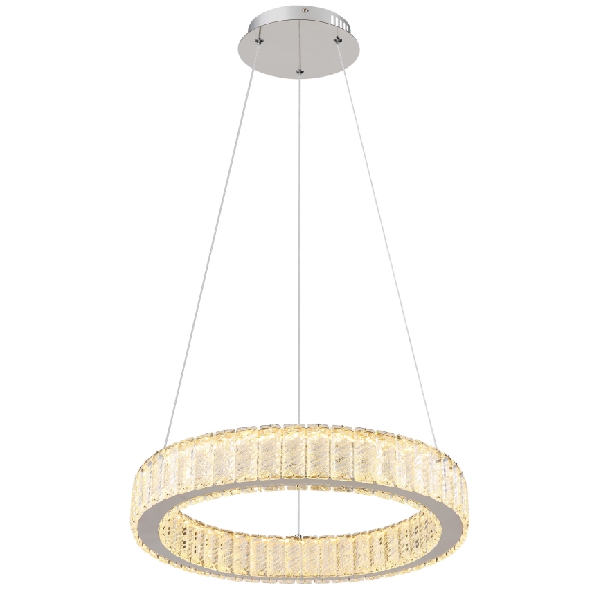 Globo - LED zatemnitvena viseča svetilka na vrvici LED/50W/230V 2700-6000K premera 50 cm + daljinski upravljalnik