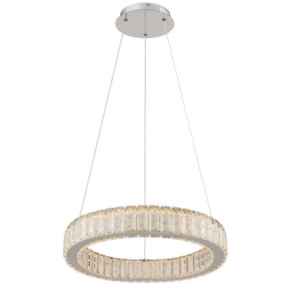 Globo - LED zatemnitvena viseča svetilka na vrvici LED/50W/230V 2700-6000K premera 50 cm + daljinski upravljalnik