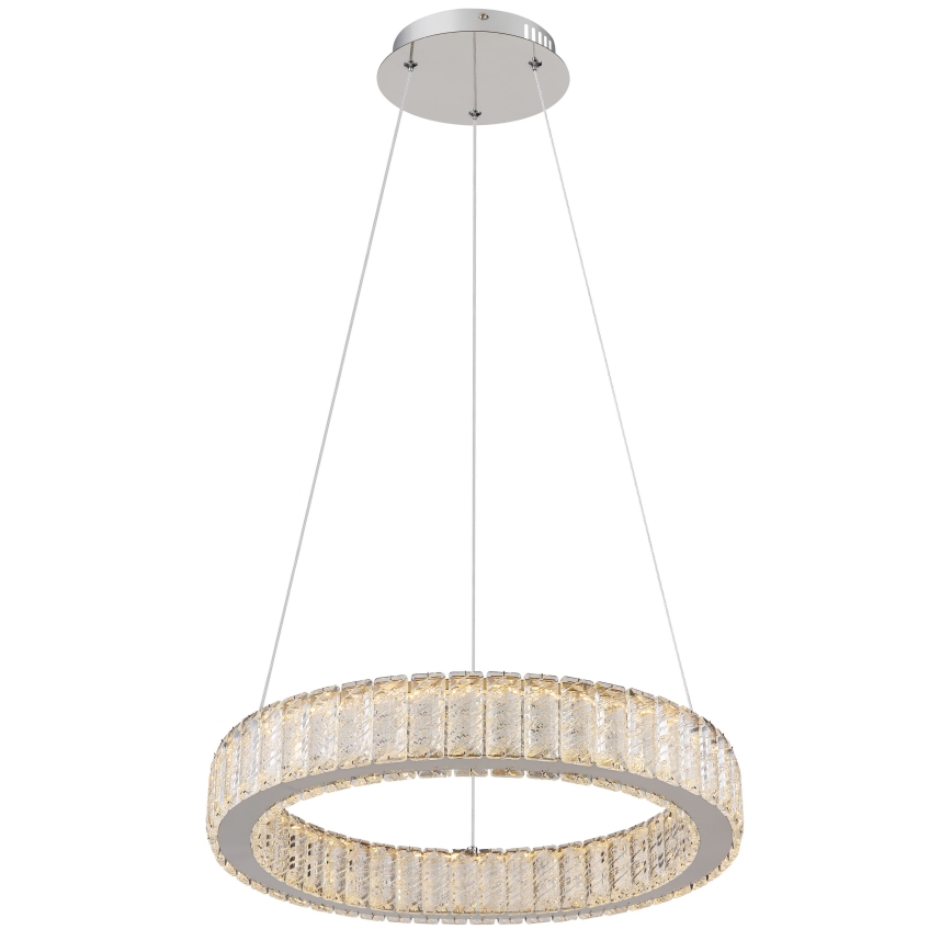 Globo - LED zatemnitvena viseča svetilka na vrvici LED/50W/230V 2700-6000K premera 50 cm + daljinski upravljalnik