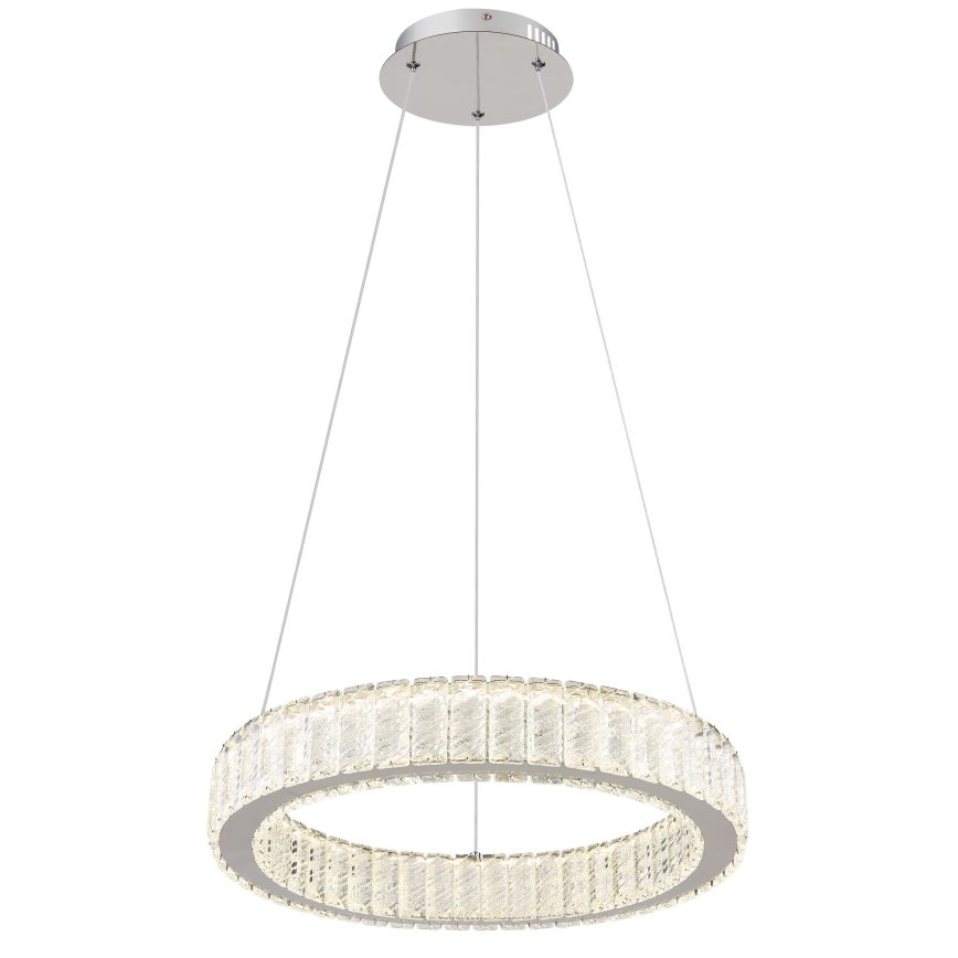 Globo - LED zatemnitvena viseča svetilka na vrvici LED/50W/230V 2700-6000K premera 50 cm + daljinski upravljalnik