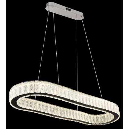 Globo - LED zatemnitvena viseča svetilka na vrvici LED/58W/230V 2700-6000K + daljinski upravljalnik