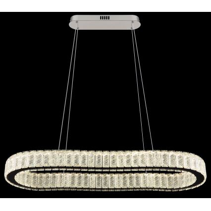 Globo - LED zatemnitvena viseča svetilka na vrvici LED/58W/230V 2700-6000K + daljinski upravljalnik