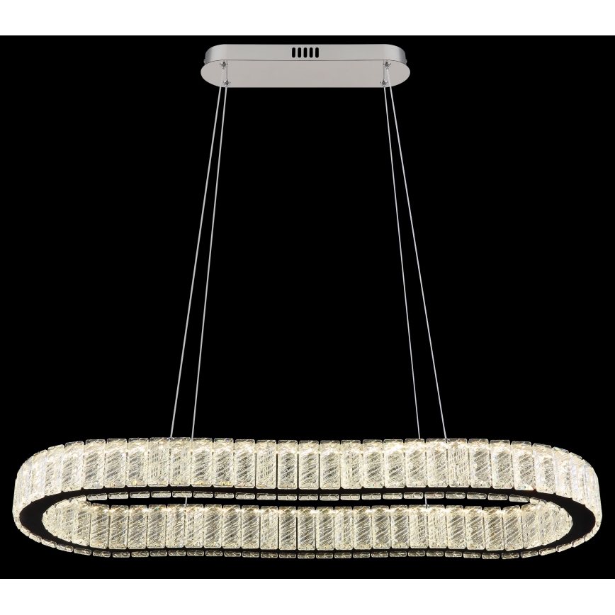 Globo - LED zatemnitvena viseča svetilka na vrvici LED/58W/230V 2700-6000K + daljinski upravljalnik