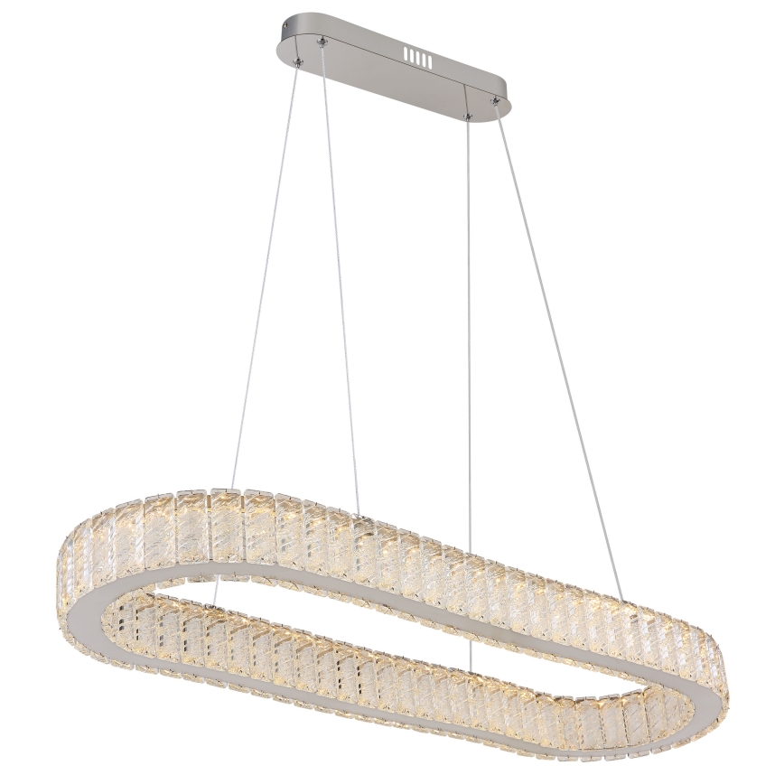 Globo - LED zatemnitvena viseča svetilka na vrvici LED/58W/230V 2700-6000K + daljinski upravljalnik