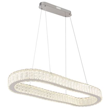 Globo - LED zatemnitvena viseča svetilka na vrvici LED/58W/230V 2700-6000K + daljinski upravljalnik