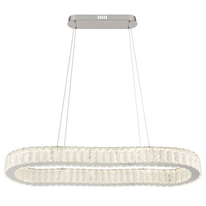 Globo - LED zatemnitvena viseča svetilka na vrvici LED/58W/230V 2700-6000K + daljinski upravljalnik