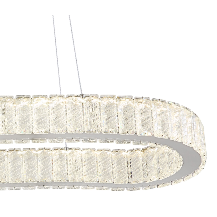 Globo - LED zatemnitvena viseča svetilka na vrvici LED/58W/230V 2700-6000K + daljinski upravljalnik