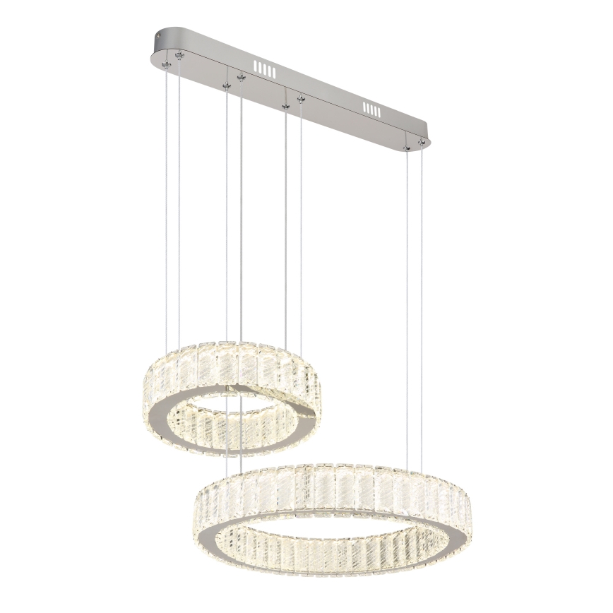 Globo - LED zatemnitvena viseča svetilka na vrvici LED/80W/230V 2700-6000K + daljinski upravljalnik