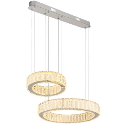 Globo - LED zatemnitvena viseča svetilka na vrvici LED/80W/230V 2700-6000K + daljinski upravljalnik