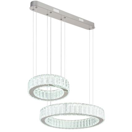 Globo - LED zatemnitvena viseča svetilka na vrvici LED/80W/230V 2700-6000K + daljinski upravljalnik