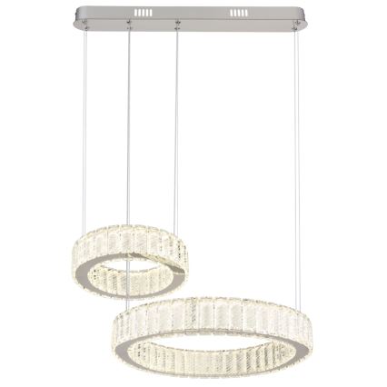 Globo - LED zatemnitvena viseča svetilka na vrvici LED/80W/230V 2700-6000K + daljinski upravljalnik