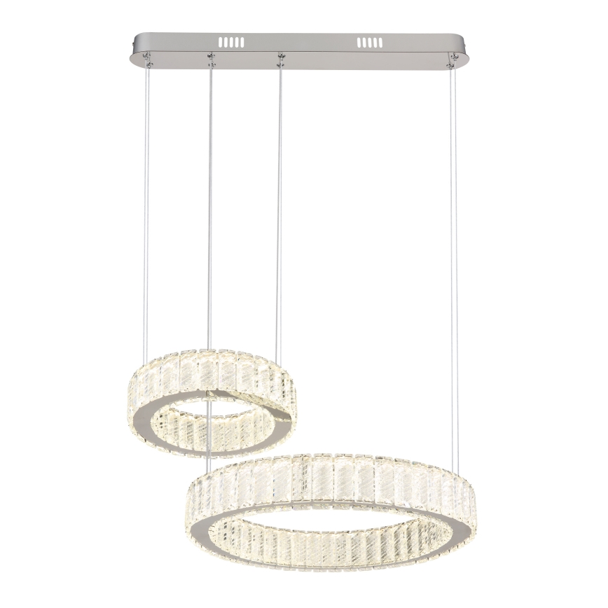 Globo - LED zatemnitvena viseča svetilka na vrvici LED/80W/230V 2700-6000K + daljinski upravljalnik
