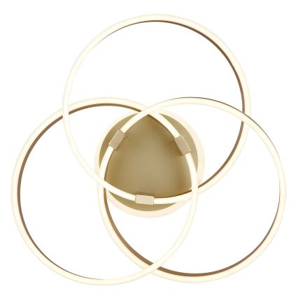 Globo - zatemnljivo stropno LED svetilo LED/56W/230V 2700-6000K 57,5x60 cm zlato + daljinski upravljalnik