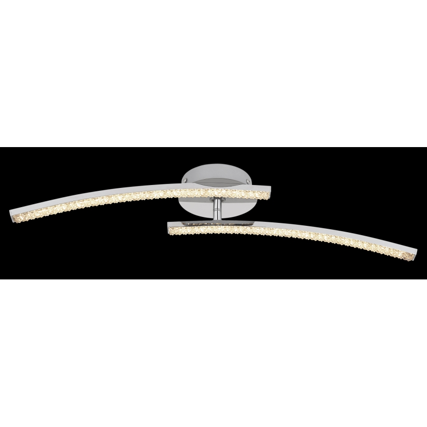 Globo - LED Kopalniški lestenec 2xLED/6W/230V IP44