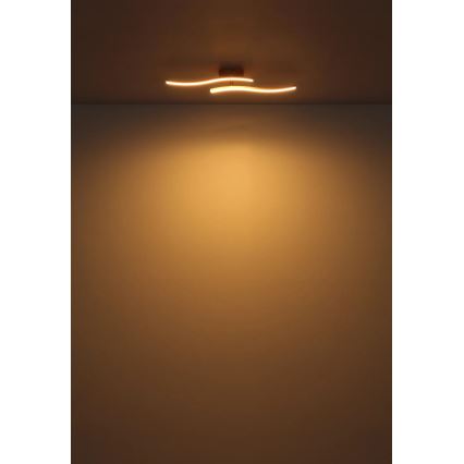 Globo - LED Lestenec LED/12W/230V 3000K oranžna