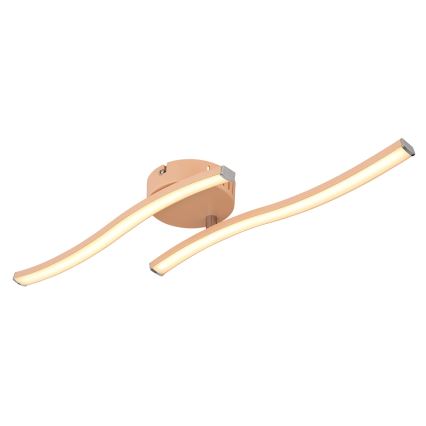 Globo - LED Lestenec LED/12W/230V 3000K oranžna