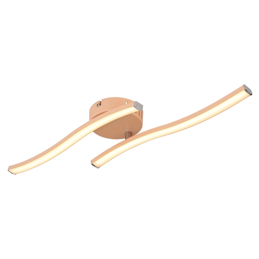 Globo - LED Lestenec LED/12W/230V 3000K oranžna
